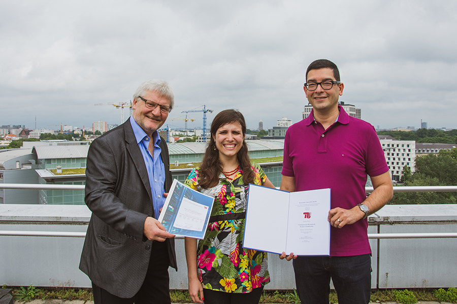 LTR: Dr. Ralf Kutsche, Marilyn Nowacka Barros, Dr. Juan Soto